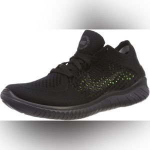 Nike Free RN Flyknit Black/ Anthracite 942839-002 Women's Size 8 Medium